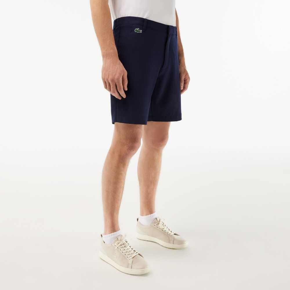 Lacoste SPORT Lightweight Stretch Golf Shorts Navy Blue | IGF-563981