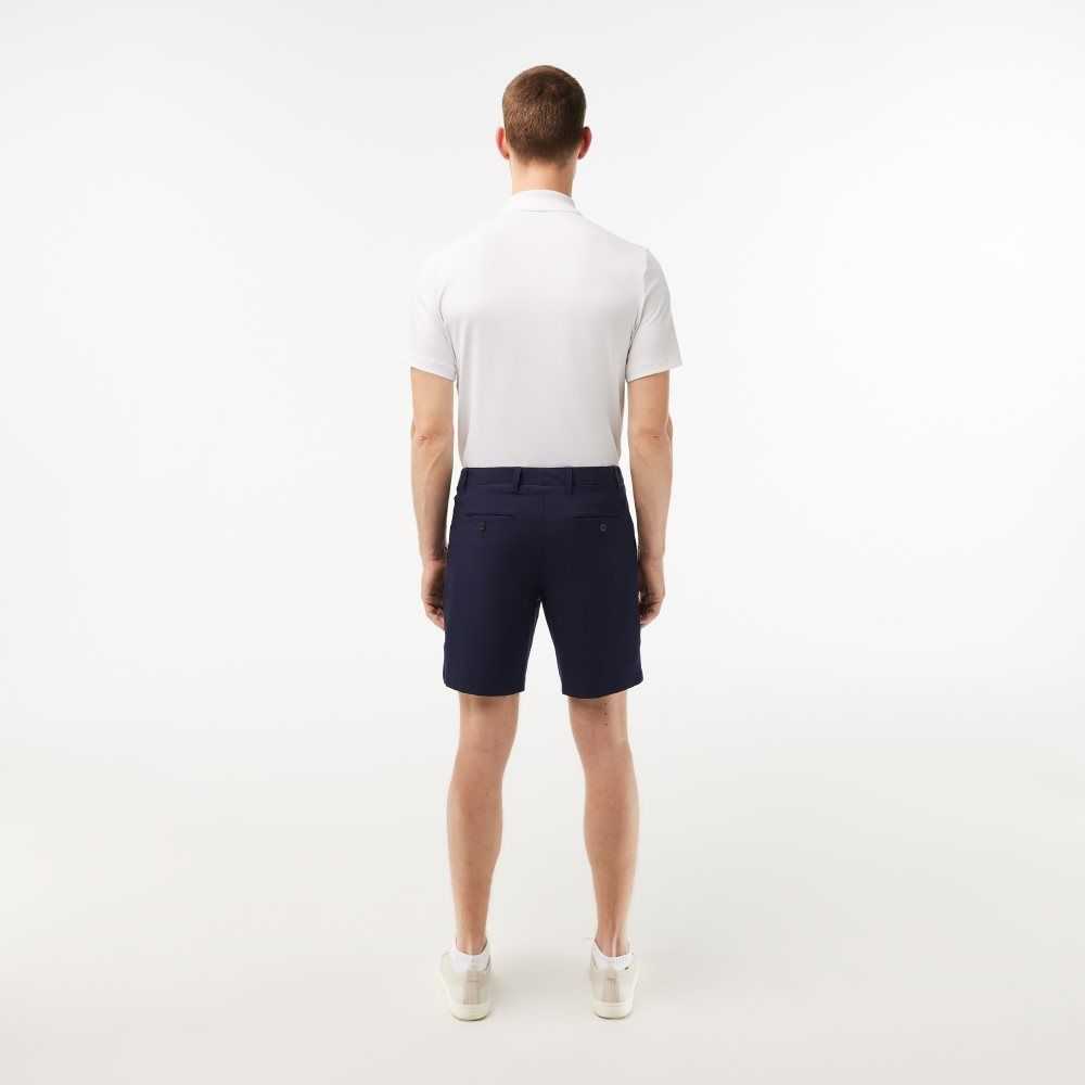 Lacoste SPORT Lightweight Stretch Golf Shorts Navy Blue | IGF-563981