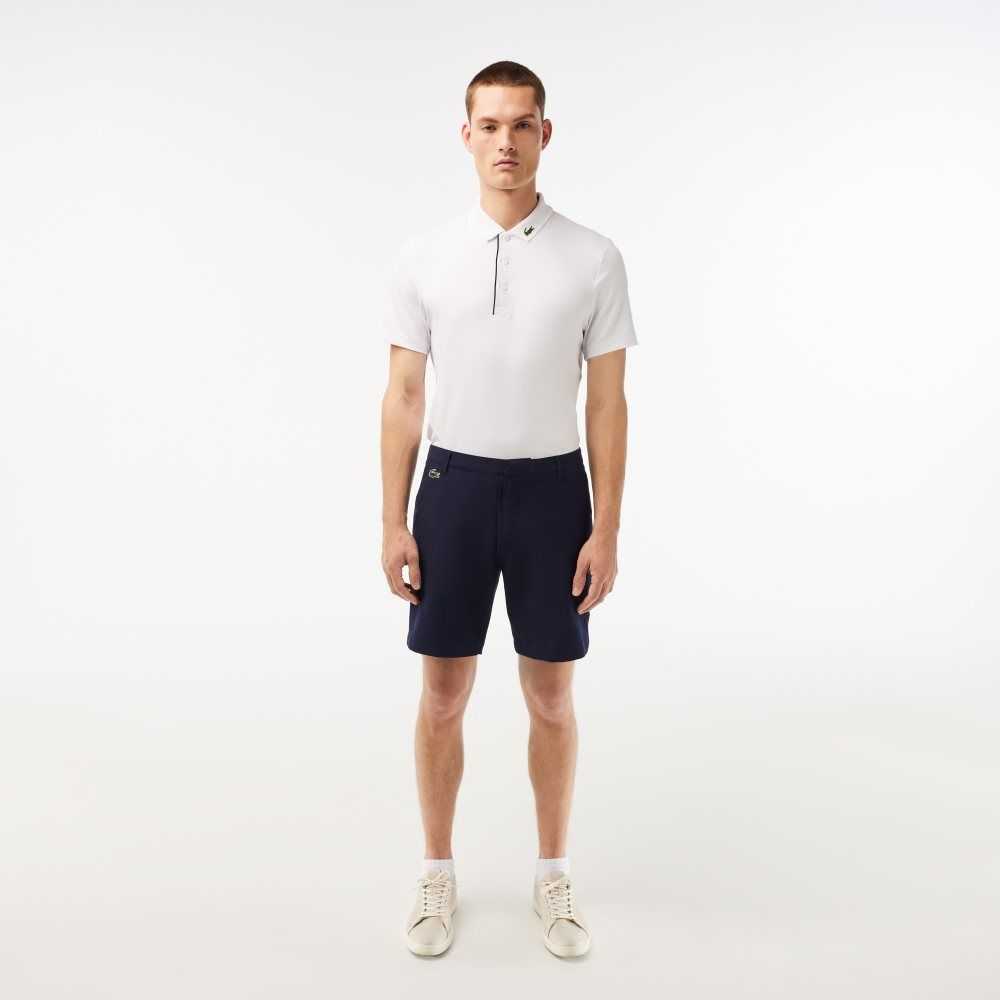 Lacoste SPORT Lightweight Stretch Golf Shorts Navy Blue | IGF-563981