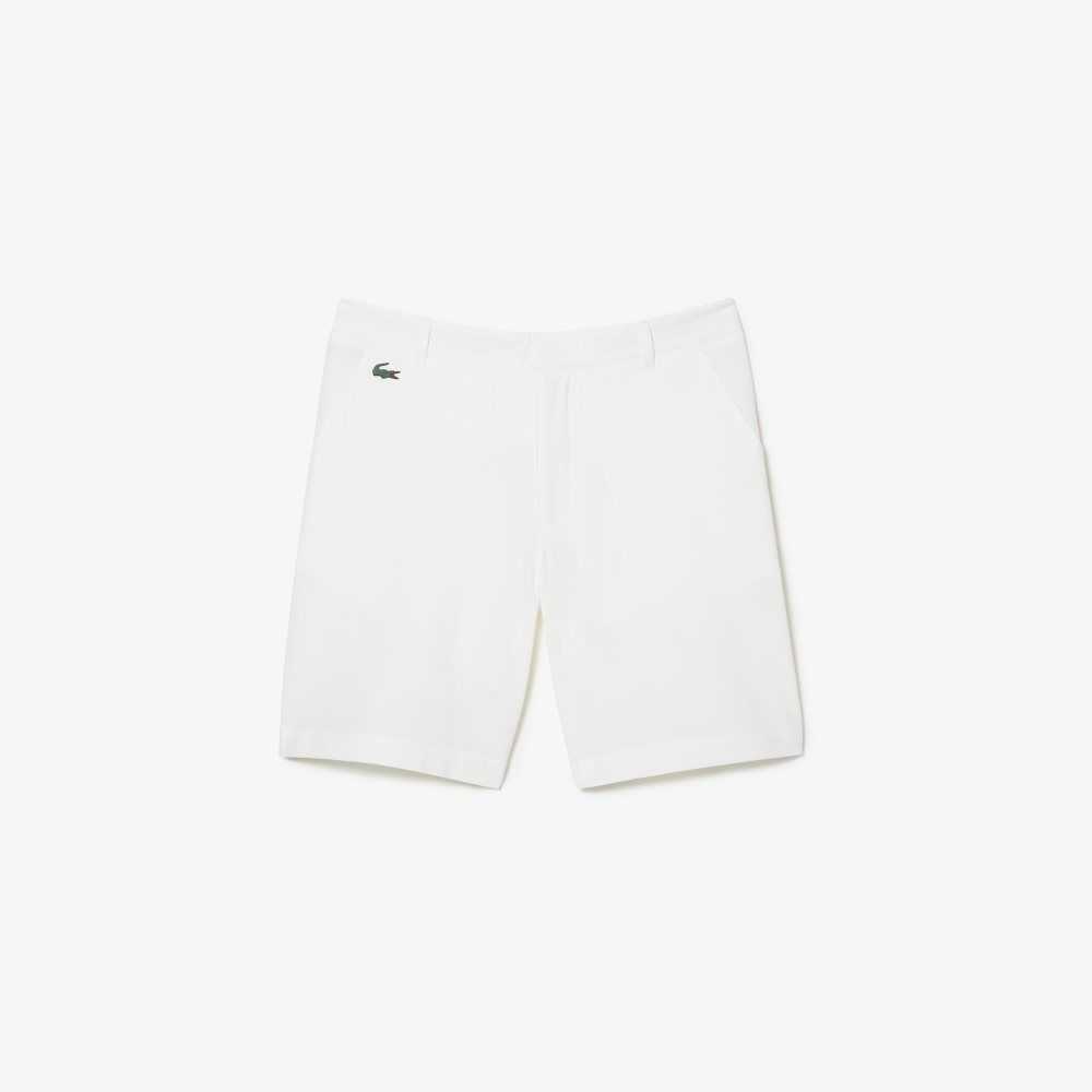 Lacoste SPORT Lightweight Stretch Golf Shorts White | JKL-871362