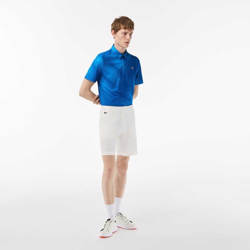 Lacoste SPORT Lightweight Stretch Golf Shorts White | JKL-871362