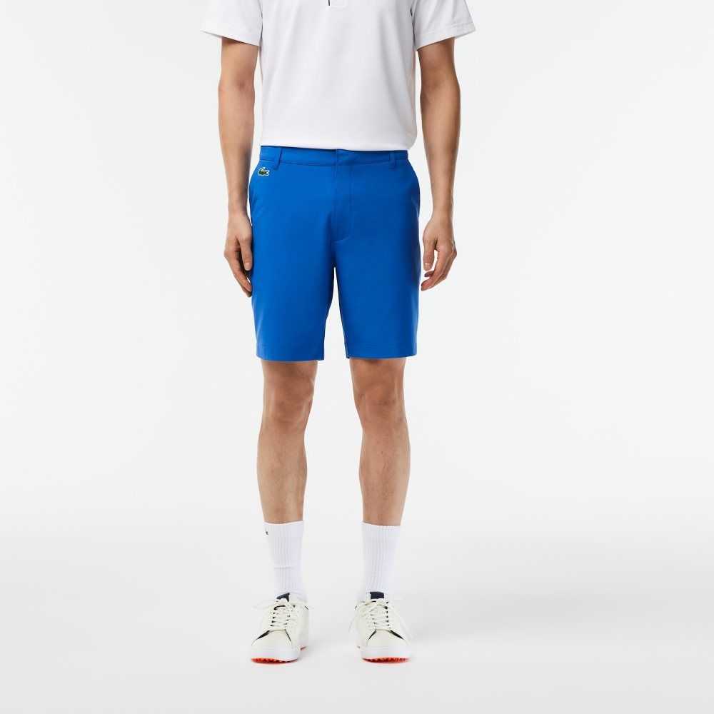 Lacoste SPORT Lightweight Stretch Golf Shorts Blue | PIJ-310452