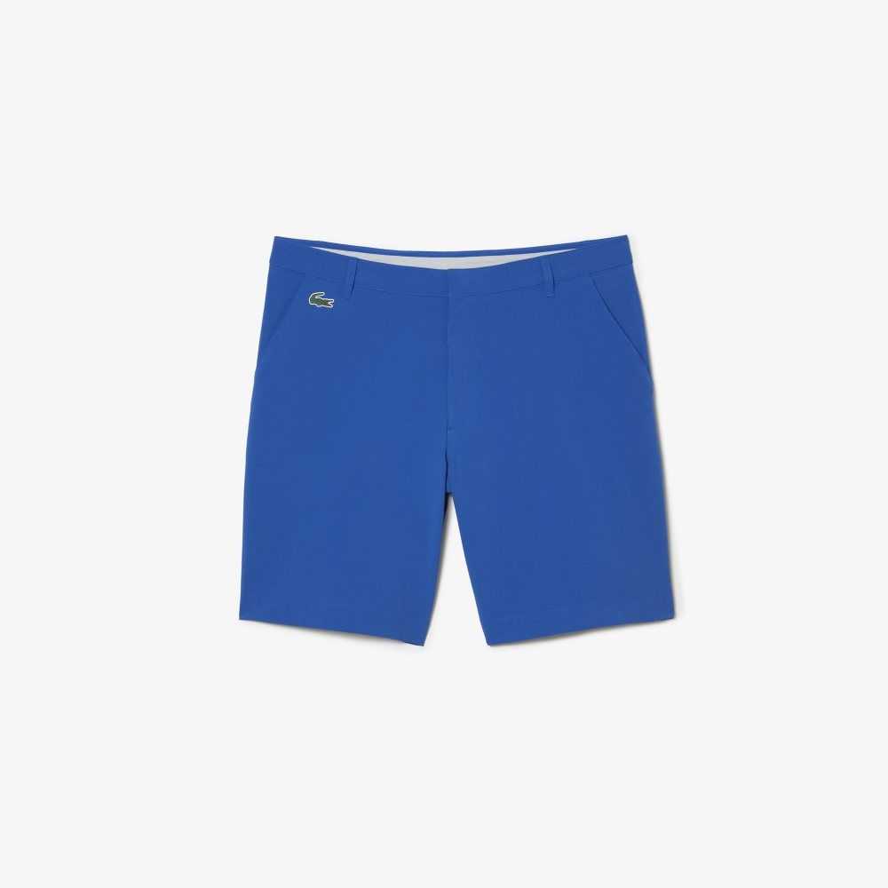 Lacoste SPORT Lightweight Stretch Golf Shorts Blue | PIJ-310452