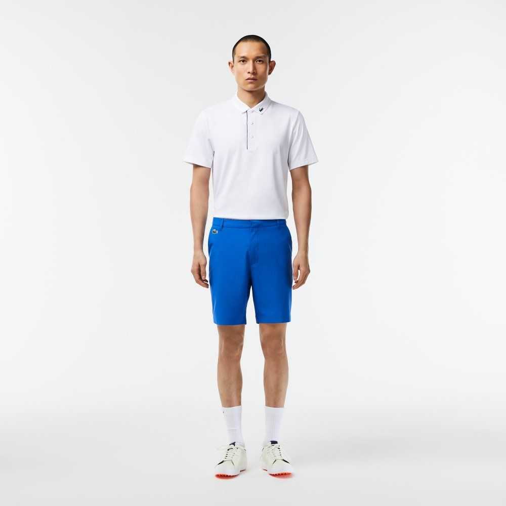 Lacoste SPORT Lightweight Stretch Golf Shorts Blue | PIJ-310452