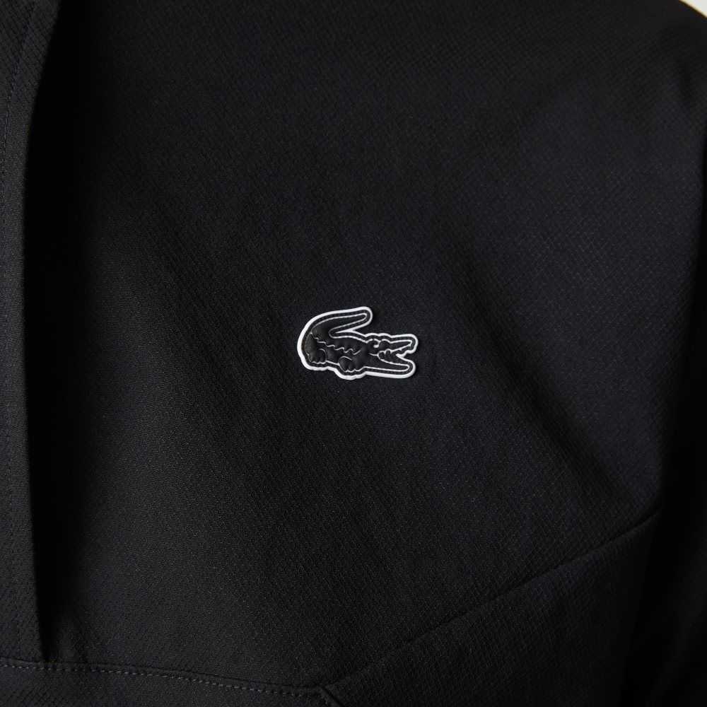 Lacoste SPORT Loose Fit Track Jacket Black | UQI-470169