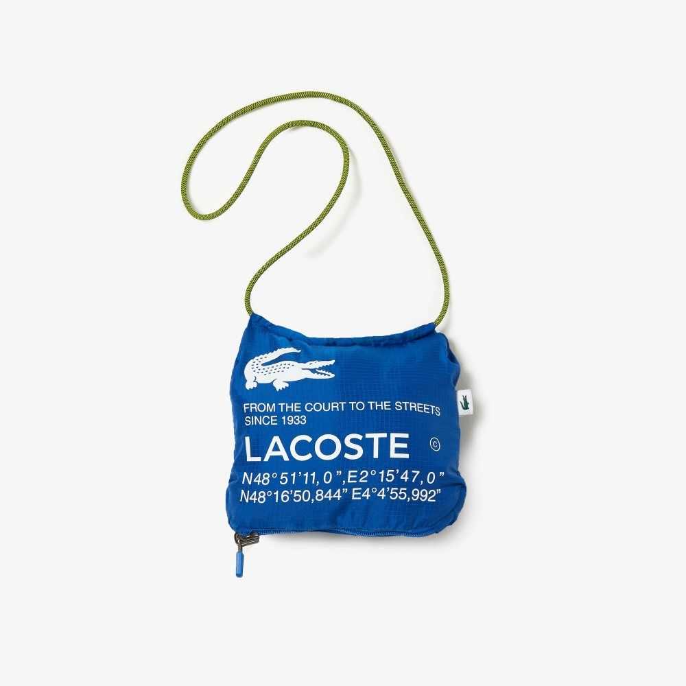 Lacoste SPORT Packable Water-Repellent Jacket Blue | OLR-164523