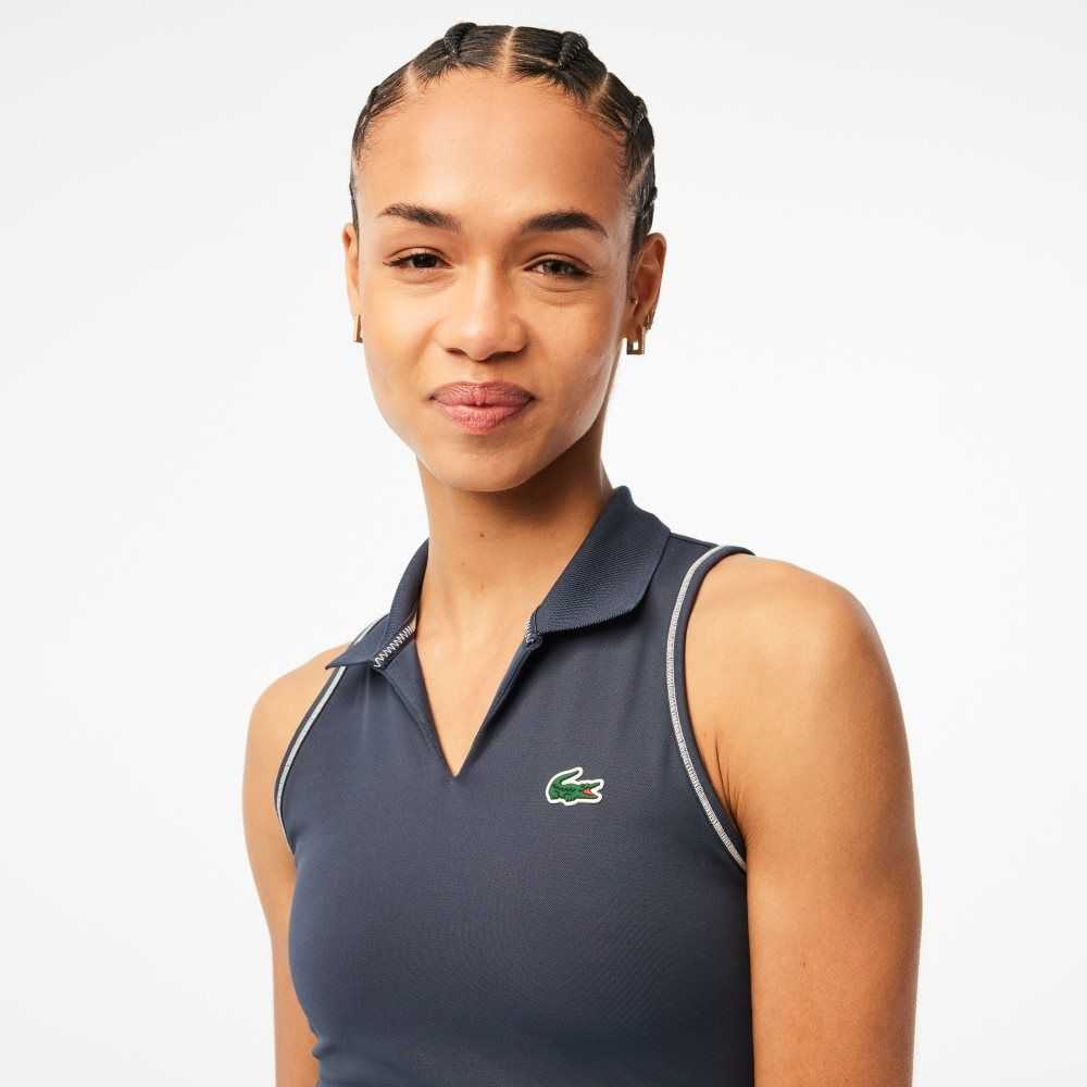 Lacoste SPORT Polo-Style SPORTs Bra Blue | DNV-317908