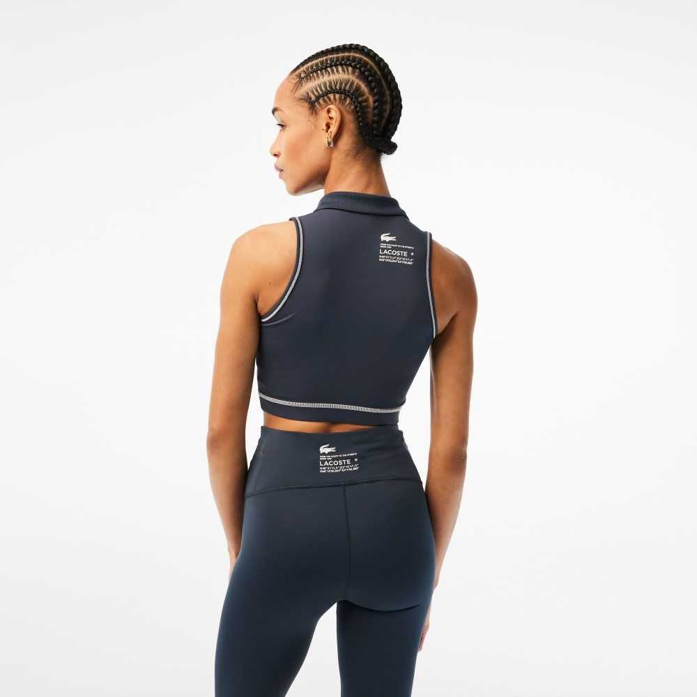 Lacoste SPORT Polo-Style SPORTs Bra Blue | DNV-317908