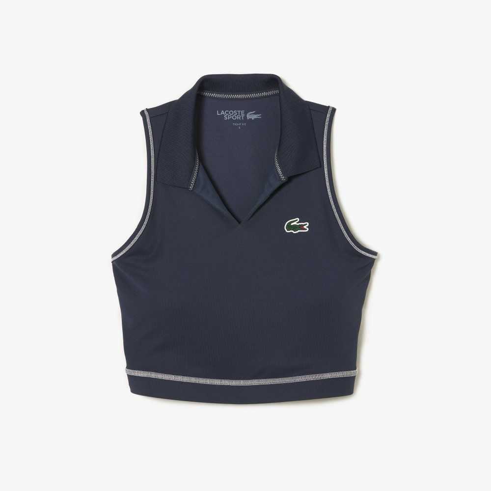 Lacoste SPORT Polo-Style SPORTs Bra Blue | DNV-317908