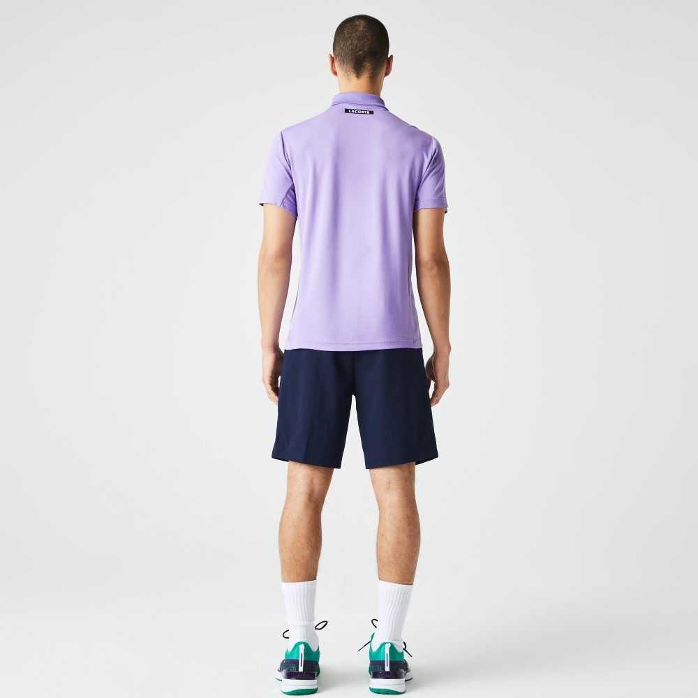 Lacoste SPORT Regular Fit Seamless Tennis Shorts Navy Blue | KRE-160482