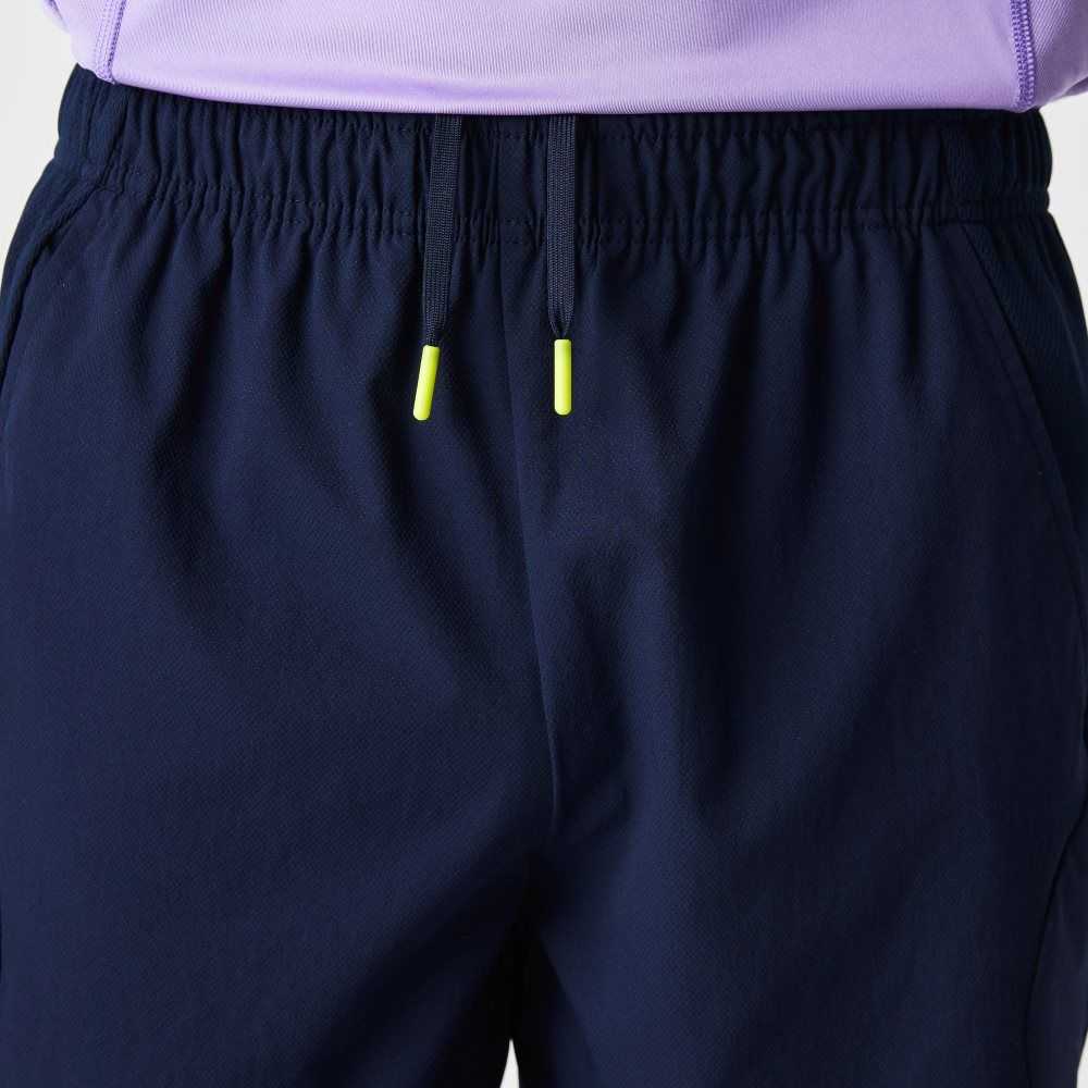 Lacoste SPORT Regular Fit Seamless Tennis Shorts Navy Blue | KRE-160482