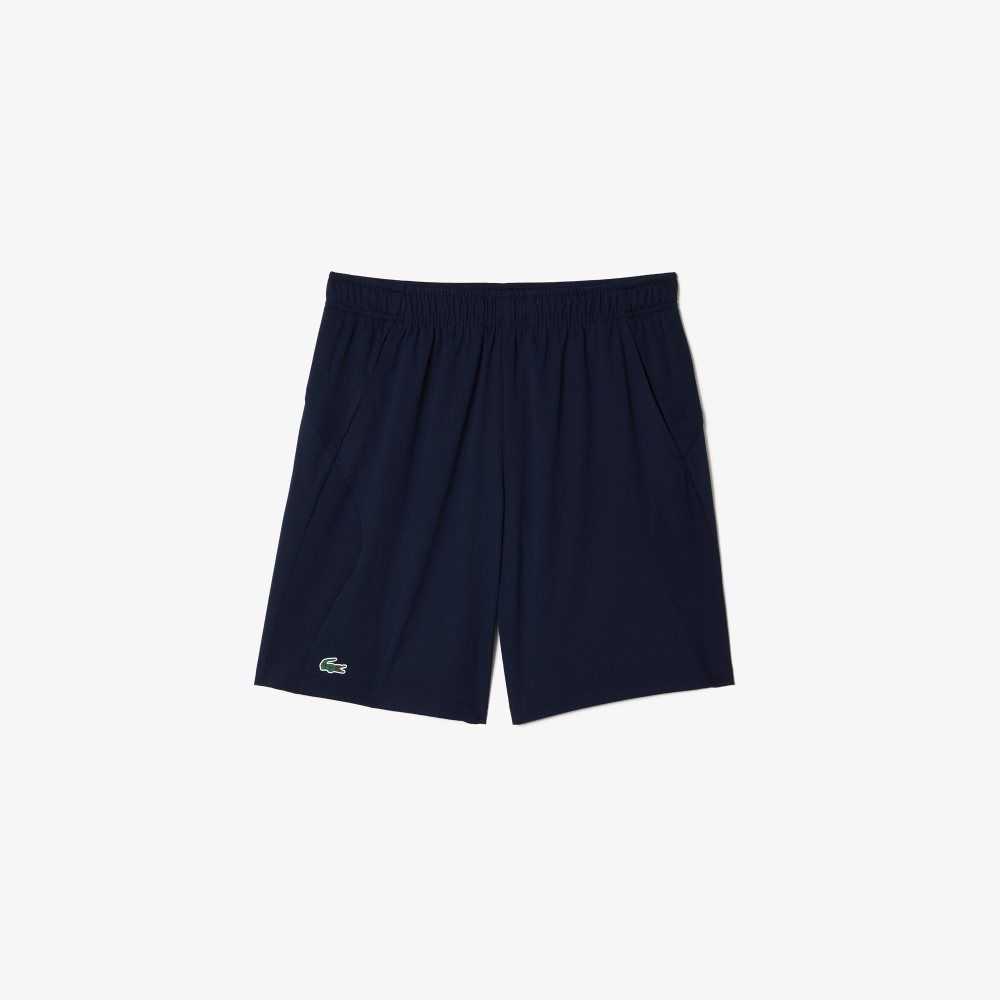 Lacoste SPORT Regular Fit Seamless Tennis Shorts Navy Blue | KRE-160482