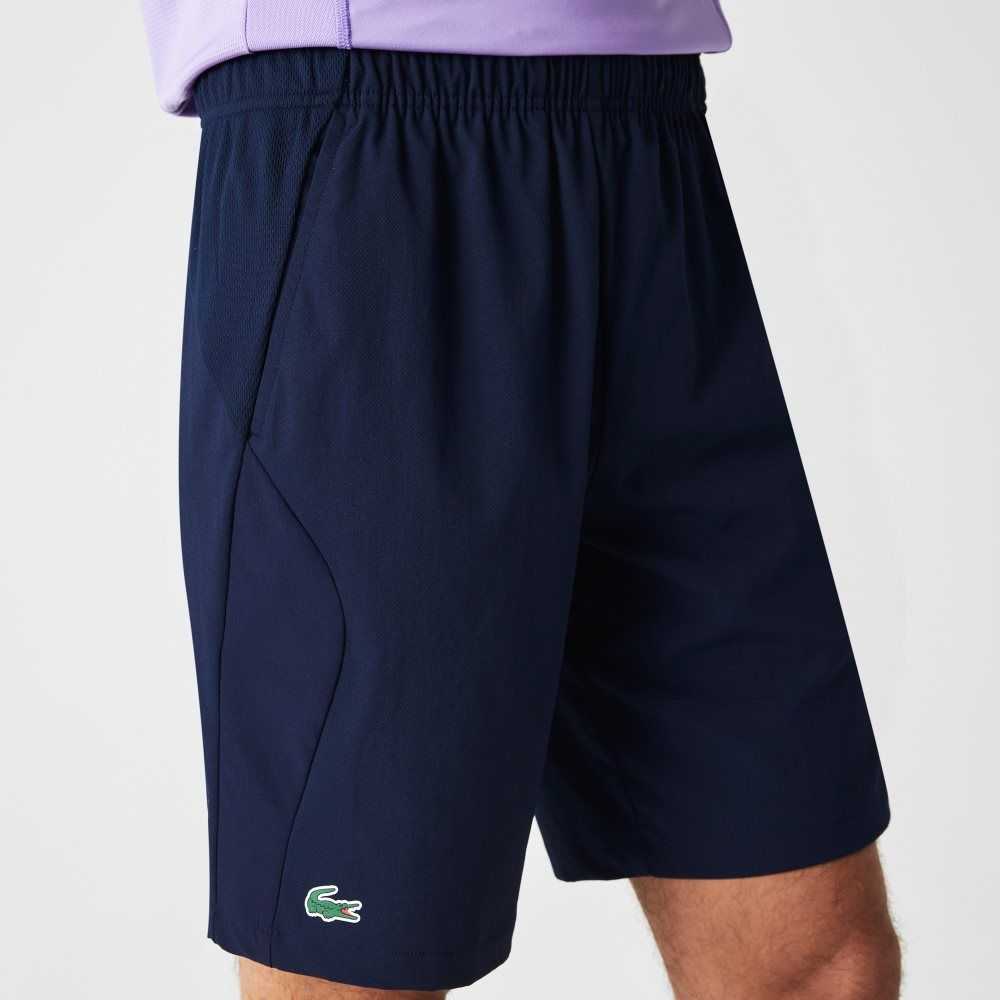 Lacoste SPORT Regular Fit Seamless Tennis Shorts Navy Blue | KRE-160482