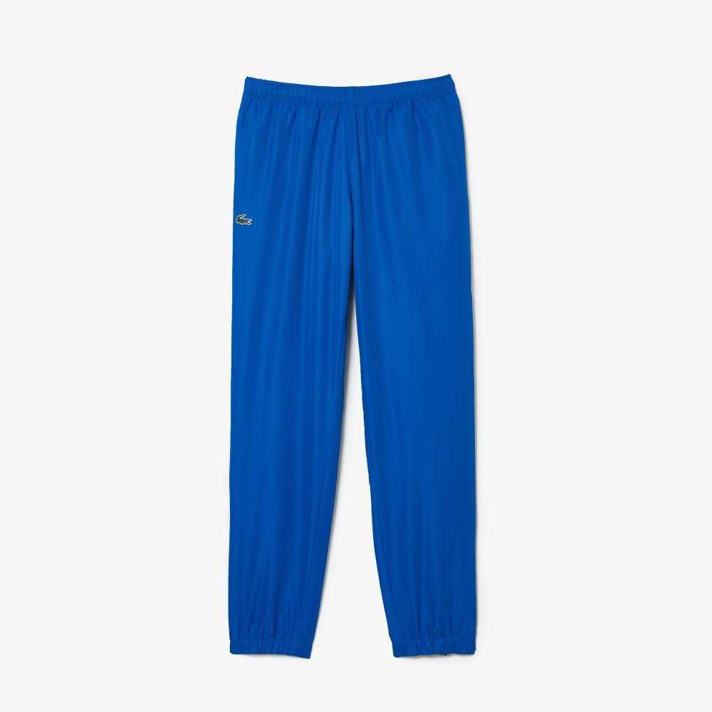 Lacoste SPORT Side Prints Tennis Trackpants Blue | UVG-034892