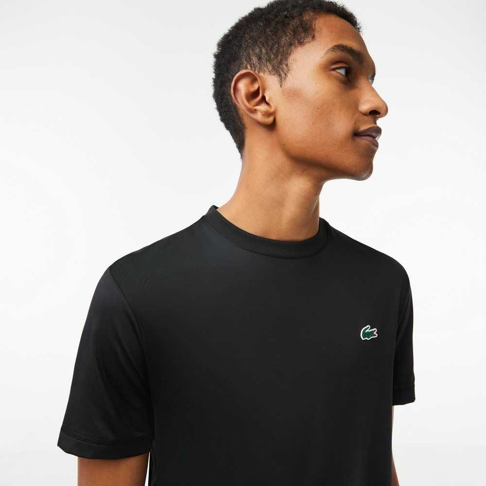 Lacoste SPORT Slim Fit Stretch Jersey T-Shirt Black | JCH-960547