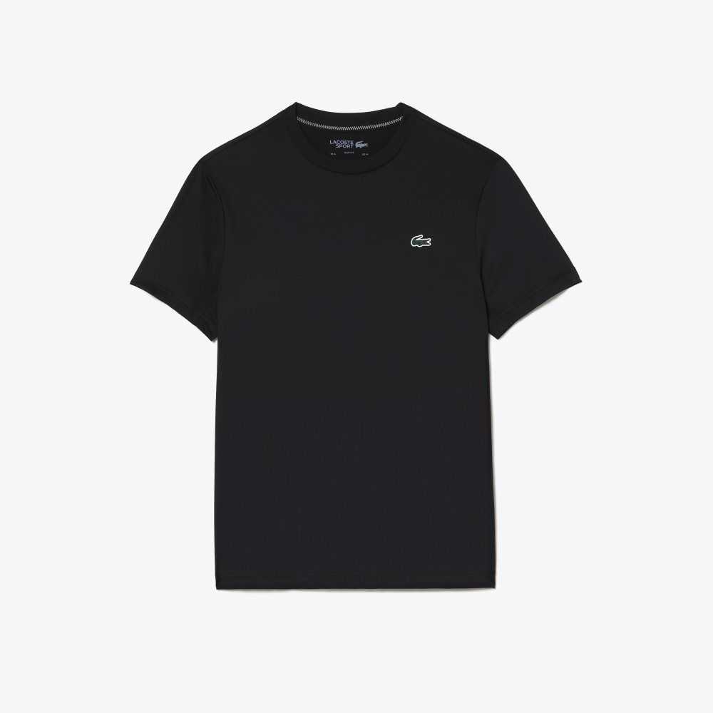 Lacoste SPORT Slim Fit Stretch Jersey T-Shirt Black | JCH-960547