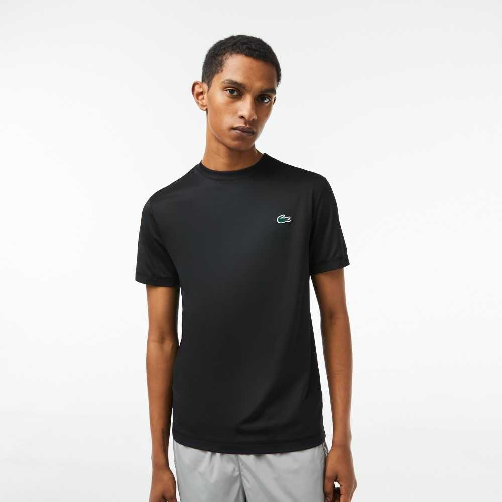 Lacoste SPORT Slim Fit Stretch Jersey T-Shirt Black | JCH-960547