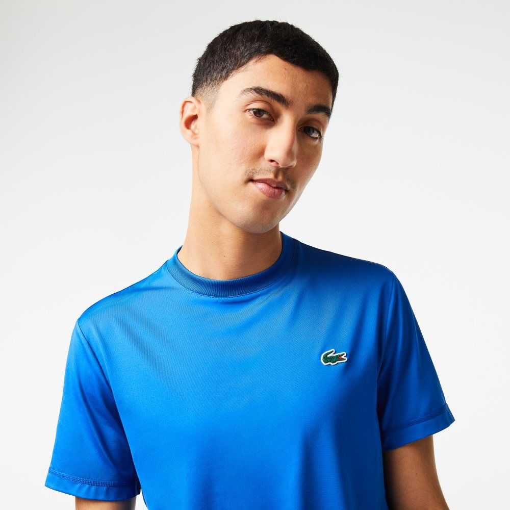 Lacoste SPORT Slim Fit Stretch Jersey T-Shirt Blue | TQM-310742