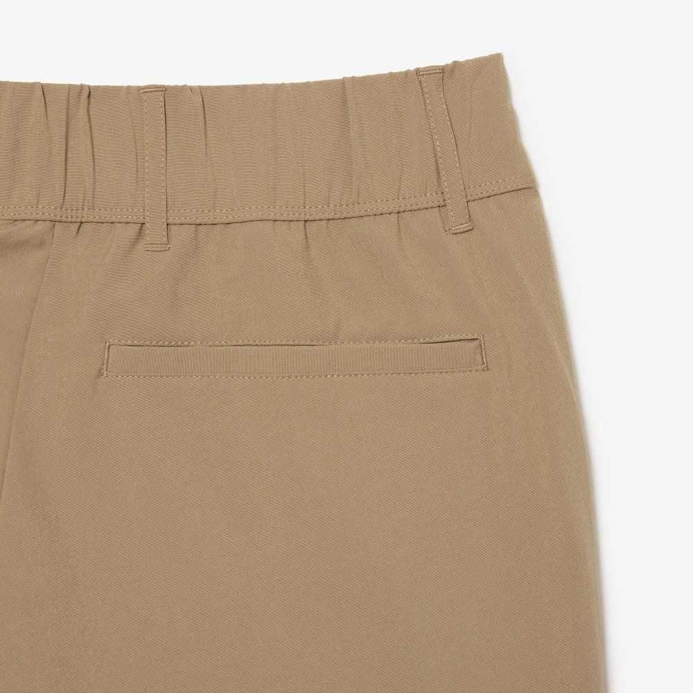 Lacoste SPORT Stretch Golf Bermuda Shorts Beige | GFA-031785