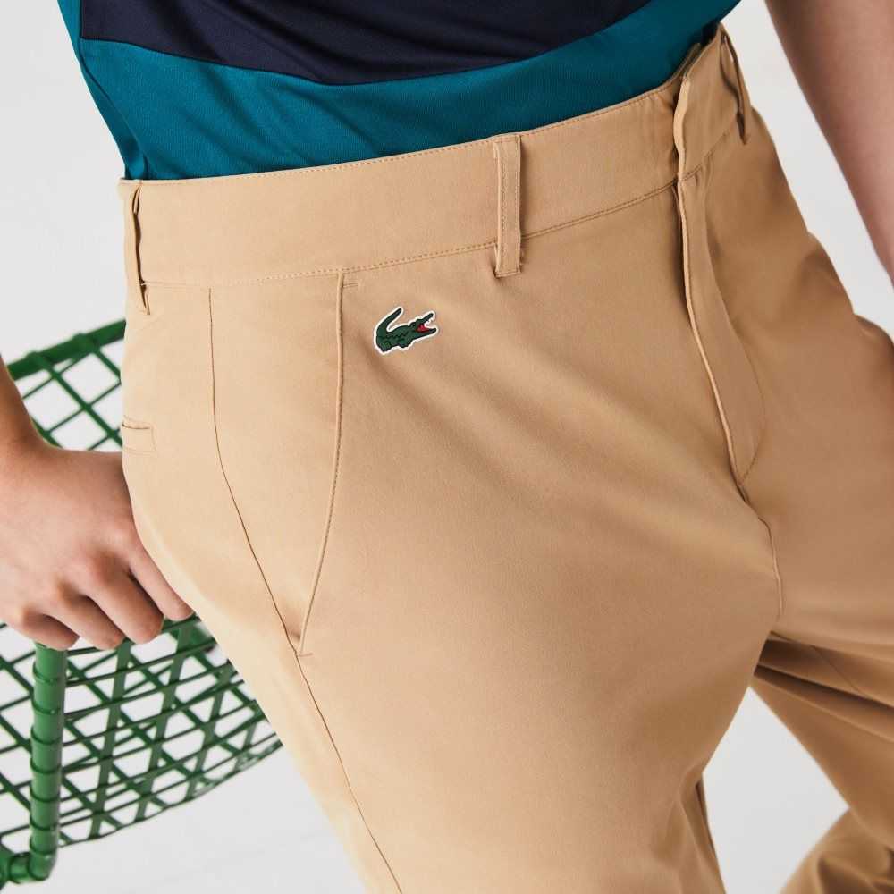 Lacoste SPORT Stretch Golf Chinos Beige | OKJ-713489