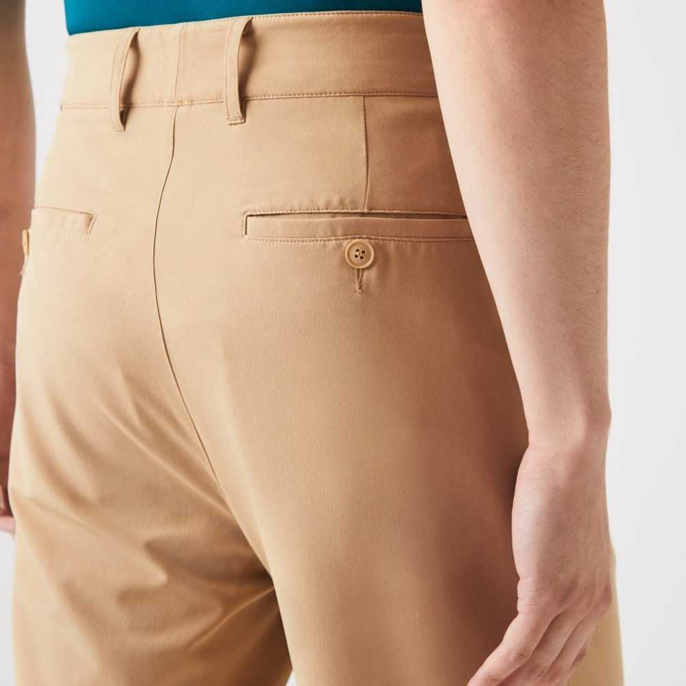 Lacoste SPORT Stretch Golf Chinos Beige | OKJ-713489