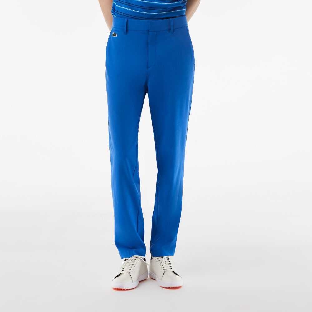 Lacoste SPORT Stretch Golf Chinos Blue | YER-327019