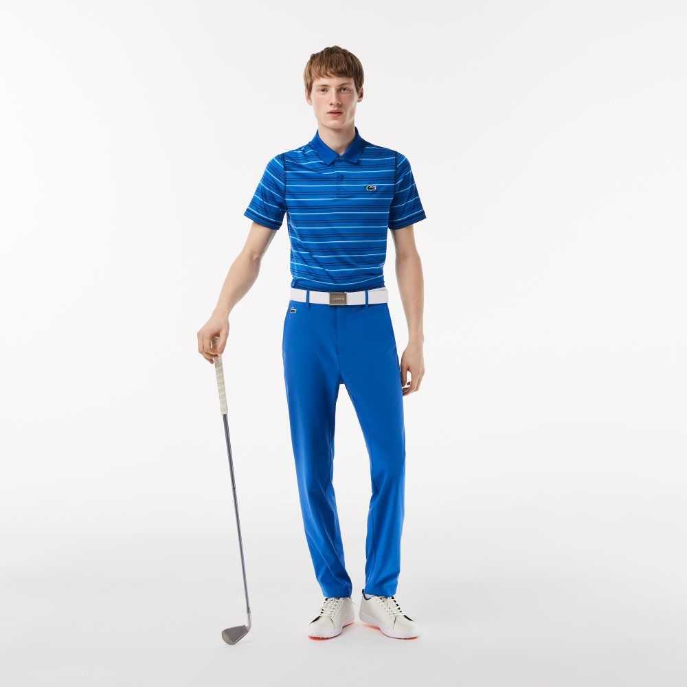 Lacoste SPORT Stretch Golf Chinos Blue | YER-327019