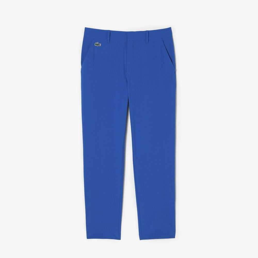 Lacoste SPORT Stretch Golf Chinos Blue | YER-327019