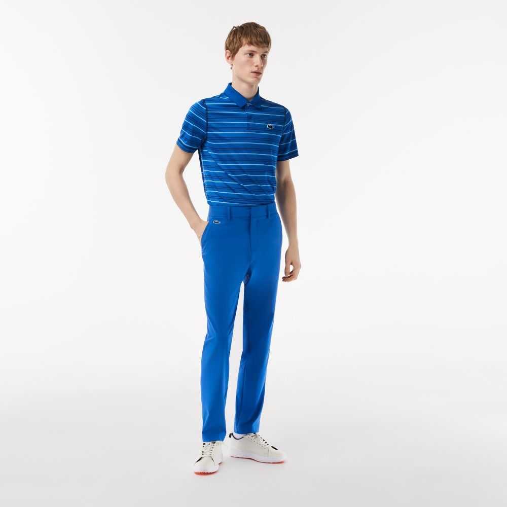 Lacoste SPORT Stretch Golf Chinos Blue | YER-327019