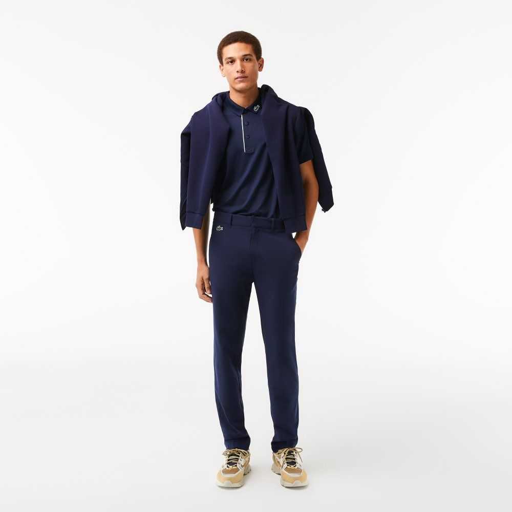 Lacoste SPORT Stretch Golf Chinos Navy Blue | LOK-836917