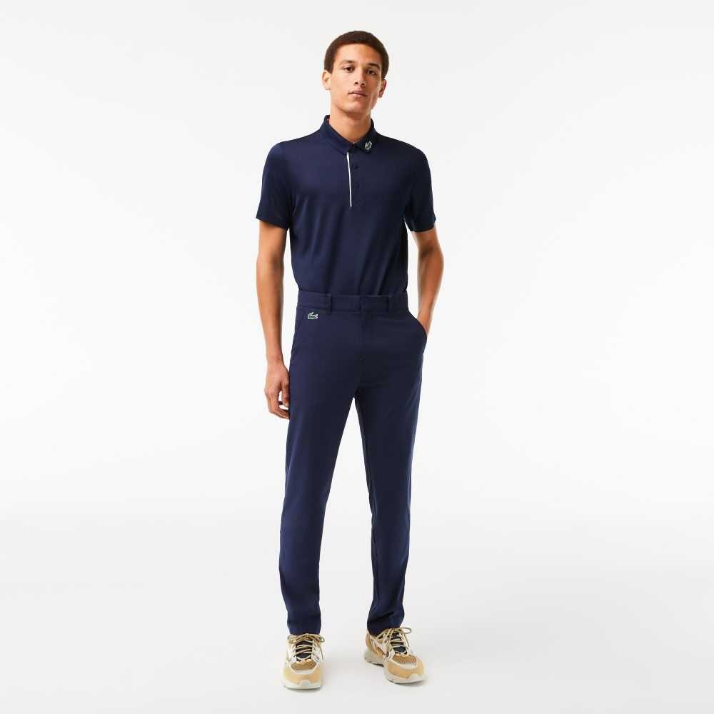 Lacoste SPORT Stretch Golf Chinos Navy Blue | LOK-836917