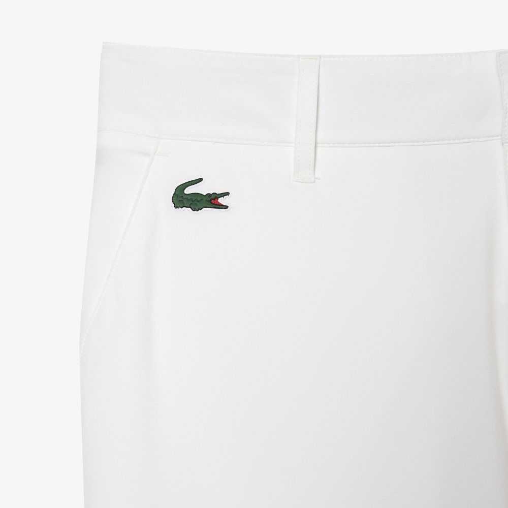 Lacoste SPORT Stretch Golf Chinos White | NOC-359061