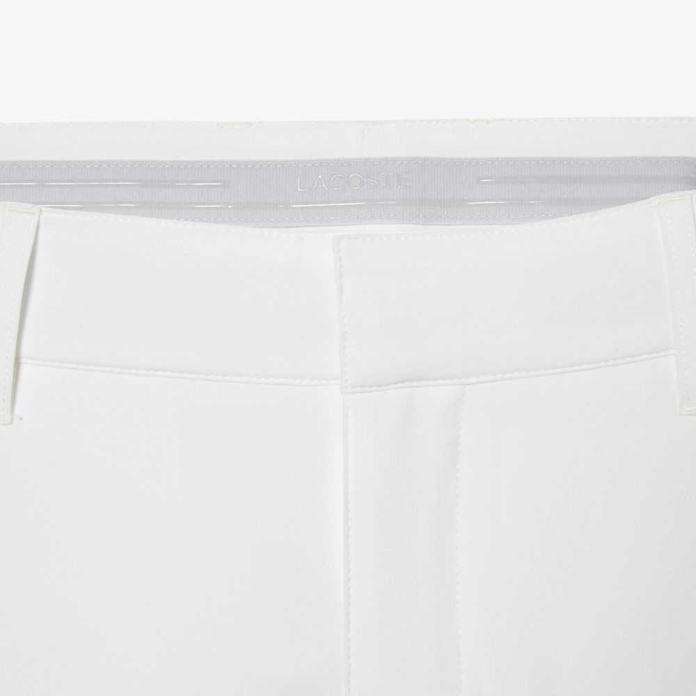 Lacoste SPORT Stretch Golf Chinos White | NOC-359061