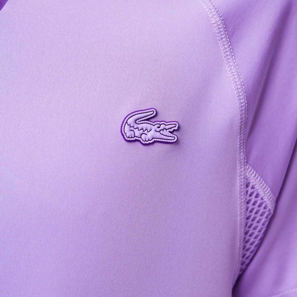 Lacoste SPORT Stretch Jersey T-Shirt Purple | TUB-805932