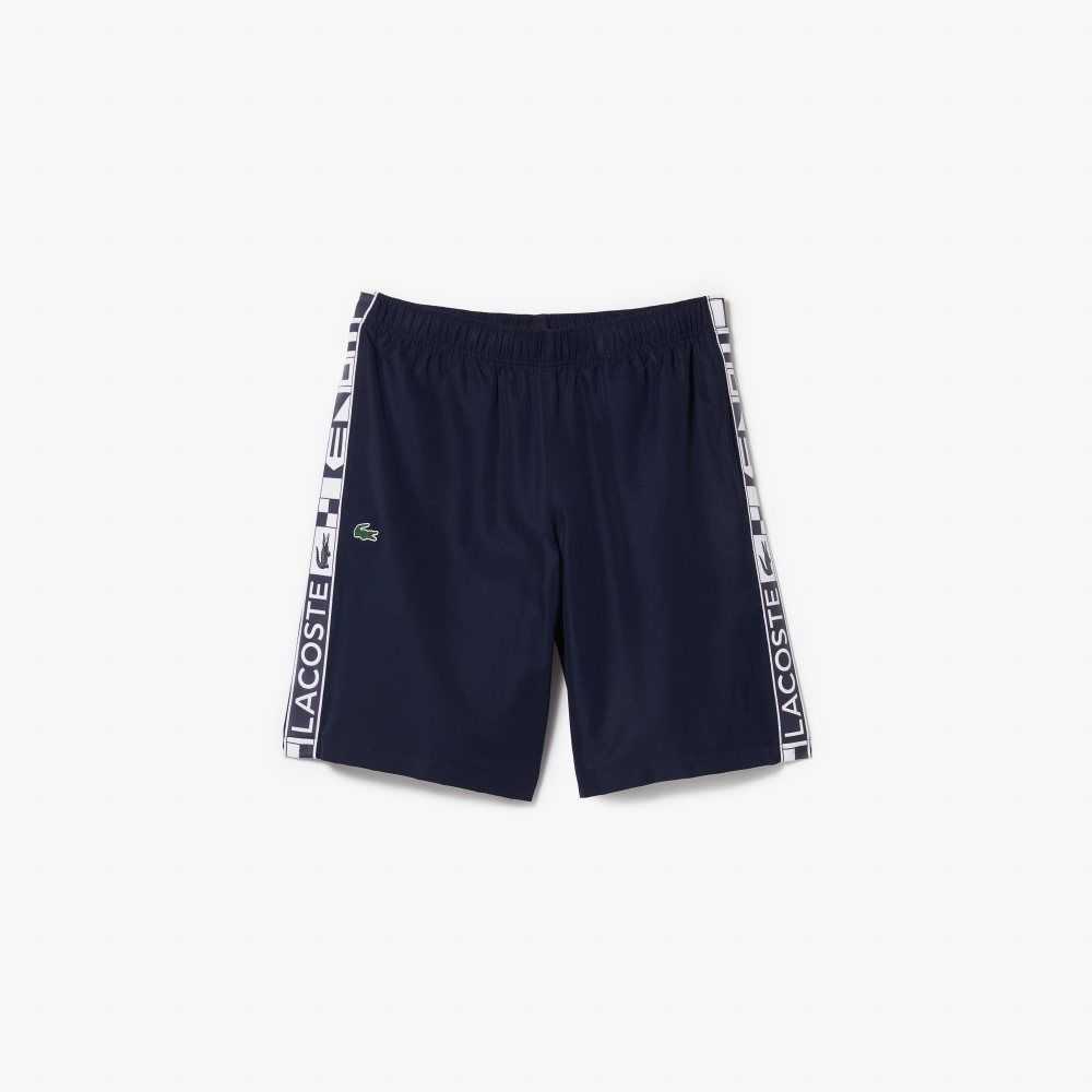 Lacoste SPORT Taffeta Tennis Shorts Navy Blue | BKL-234719