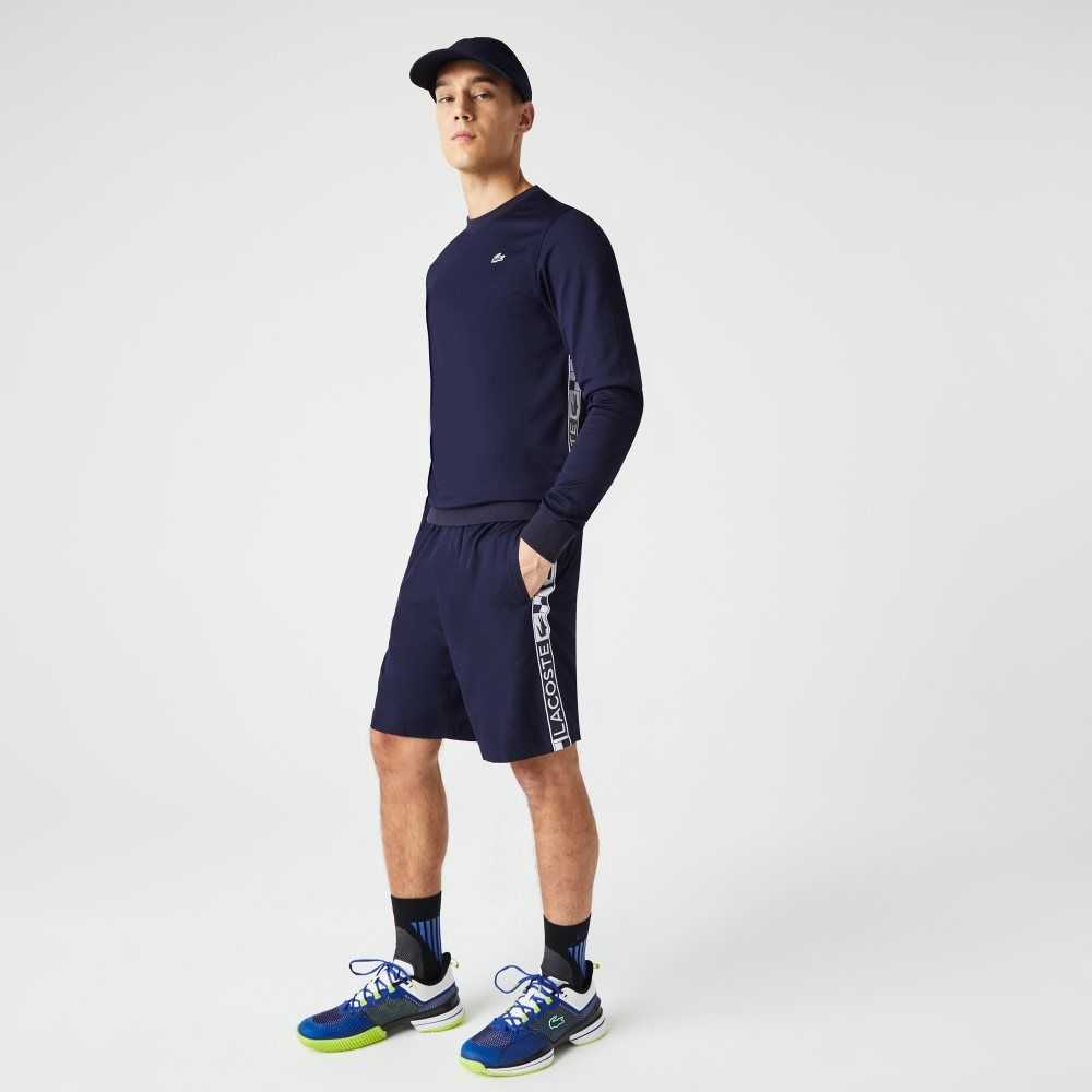 Lacoste SPORT Taffeta Tennis Shorts Navy Blue | BKL-234719