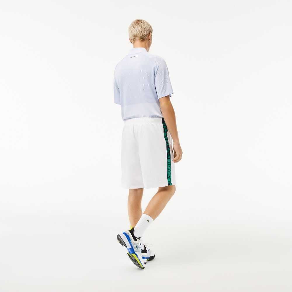 Lacoste SPORT Taffeta Tennis Shorts White | HSU-650497