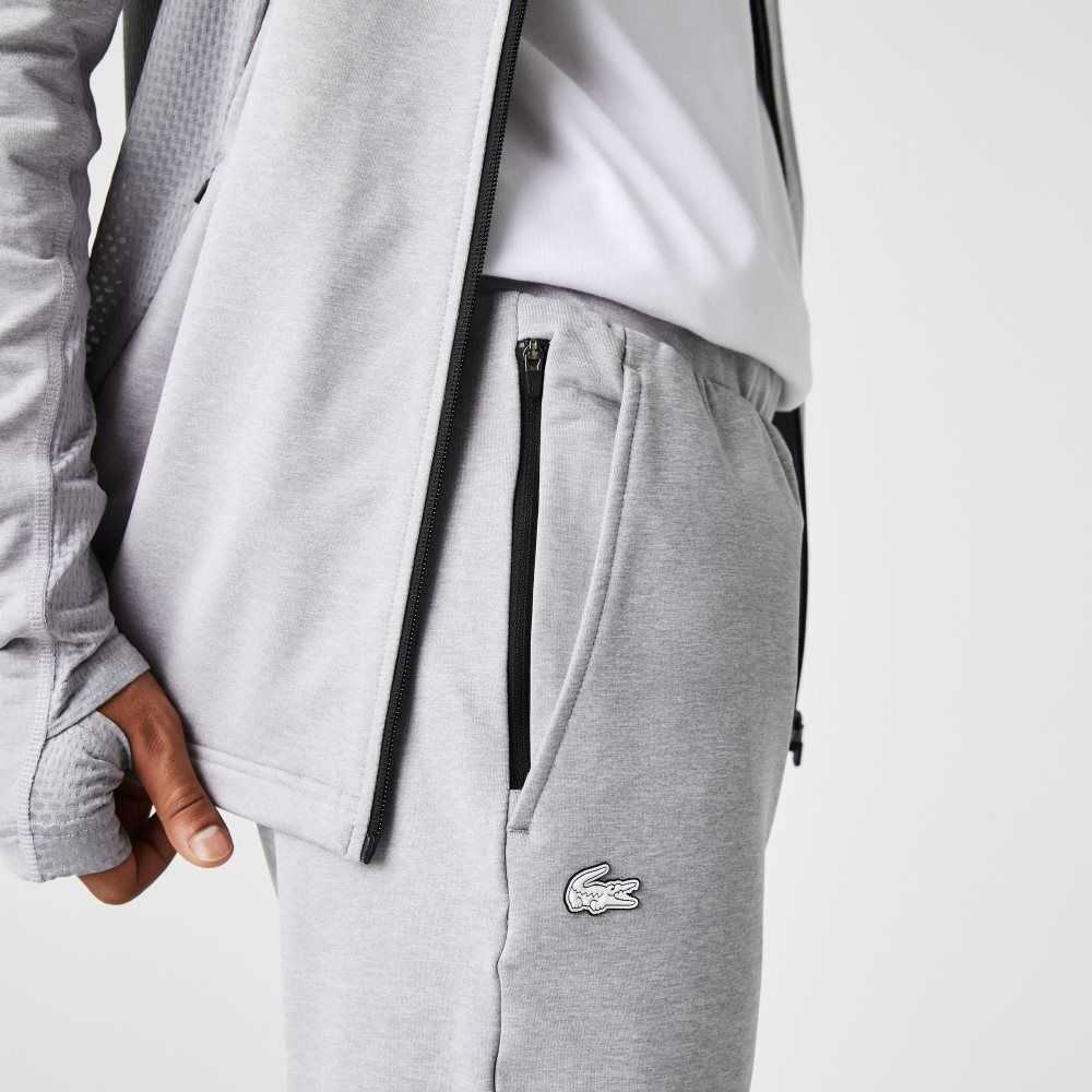 Lacoste SPORT Tapered Trackpants Grey Chine / Light Grey | EUQ-690281