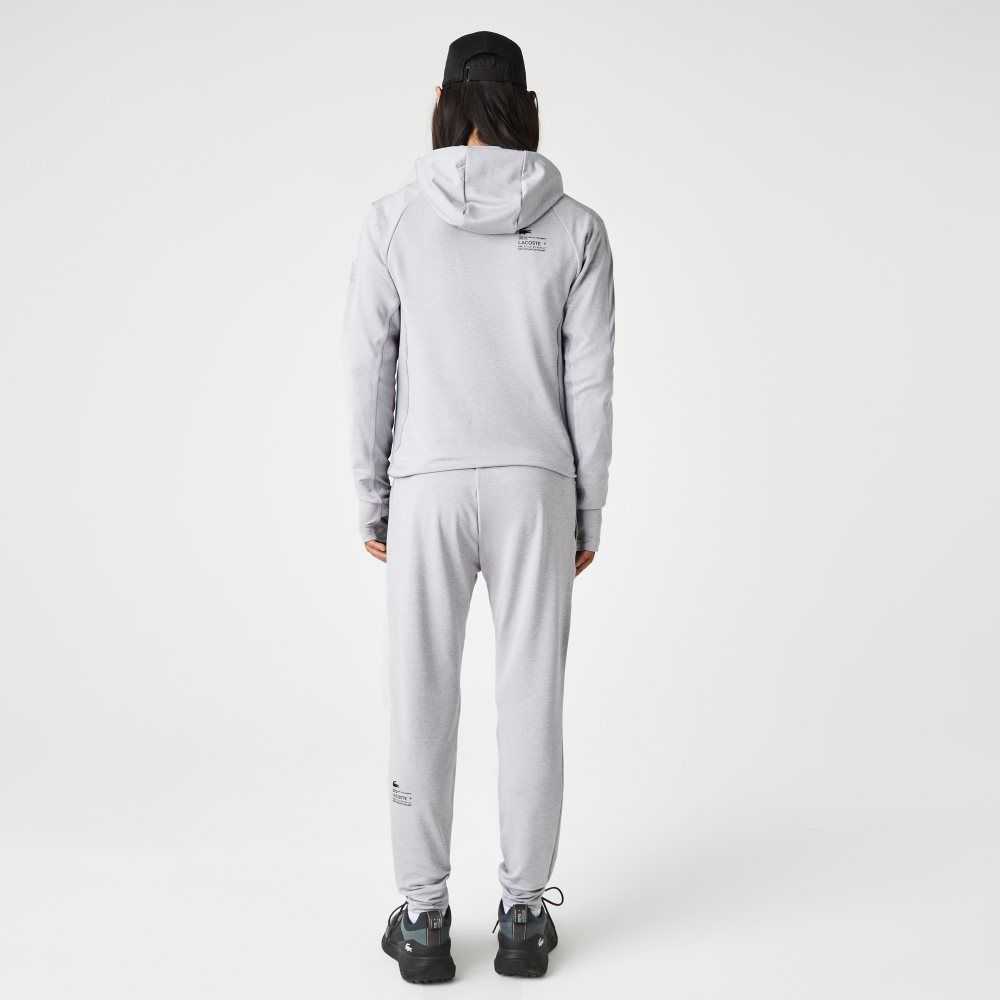 Lacoste SPORT Tapered Trackpants Grey Chine / Light Grey | EUQ-690281