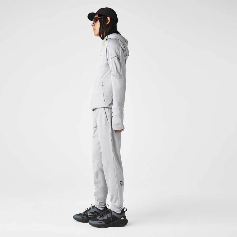 Lacoste SPORT Tapered Trackpants Grey Chine / Light Grey | EUQ-690281