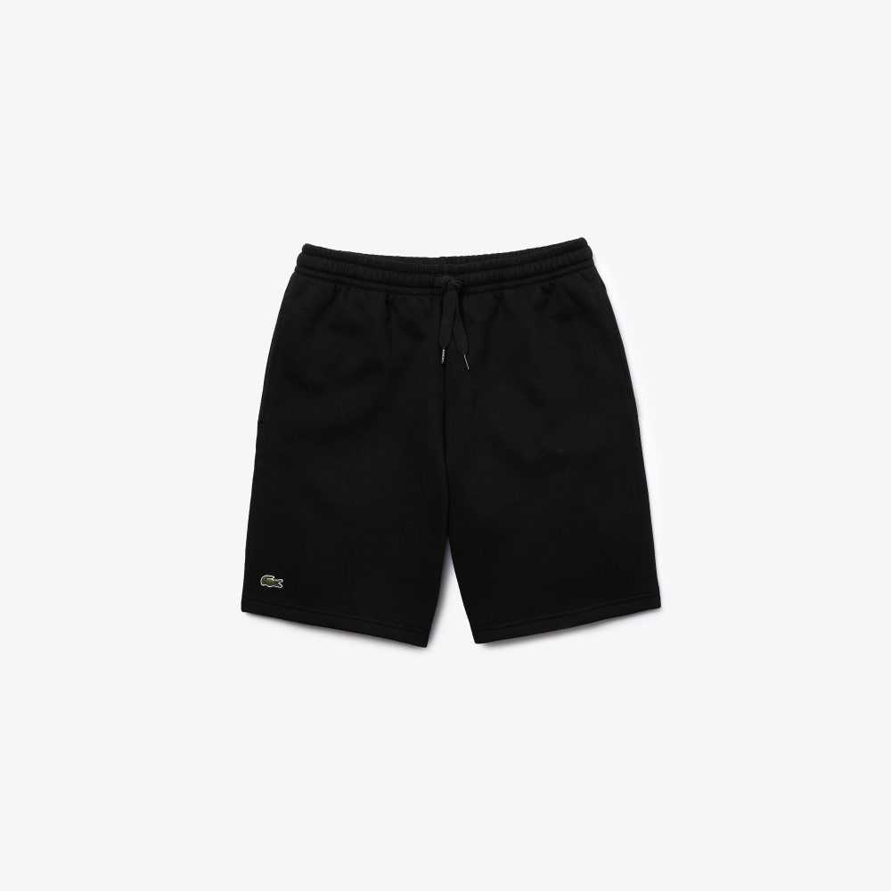 Lacoste SPORT Tennis Fleece Shorts Black | OBY-547639