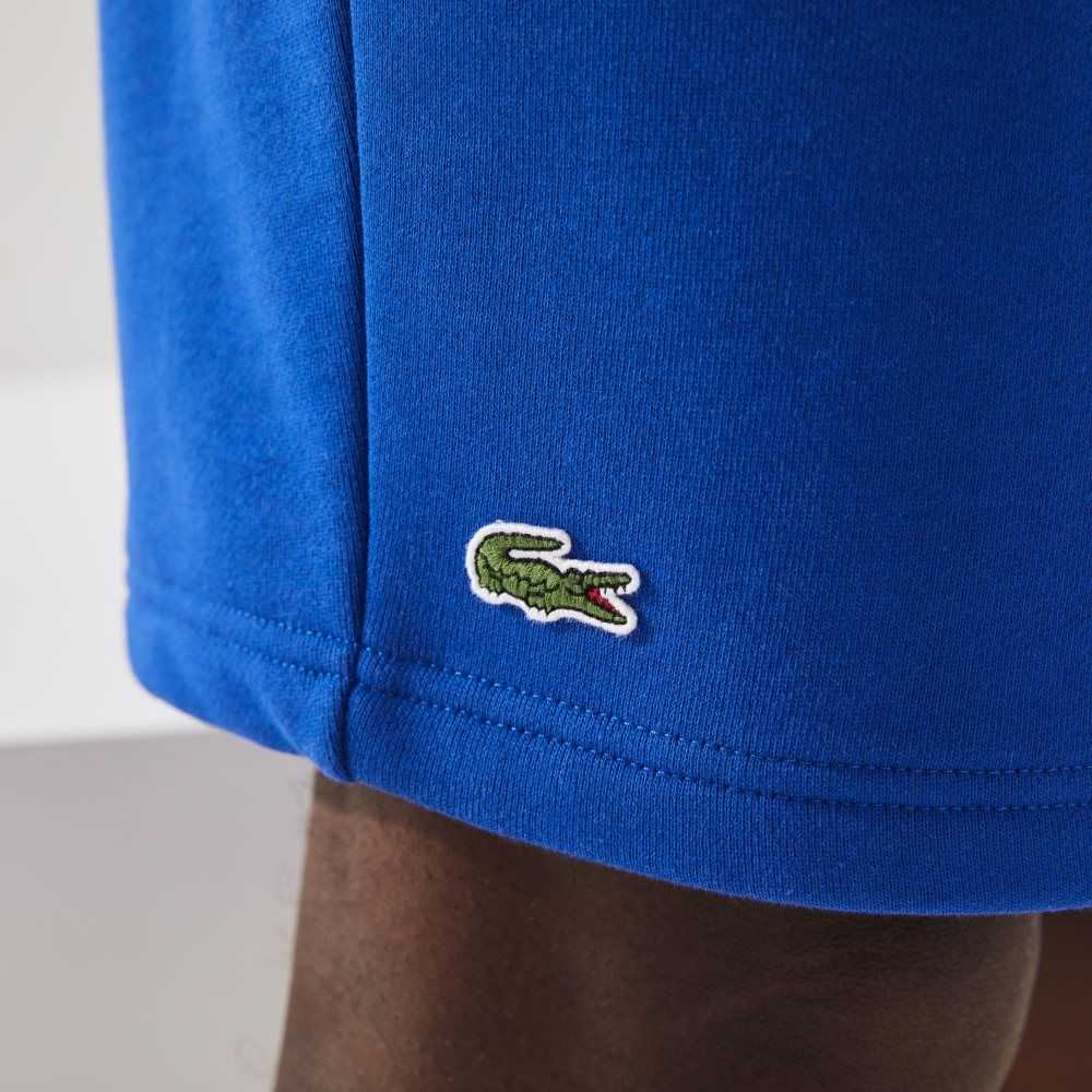 Lacoste SPORT Tennis Fleece Shorts Blue | HXW-468320