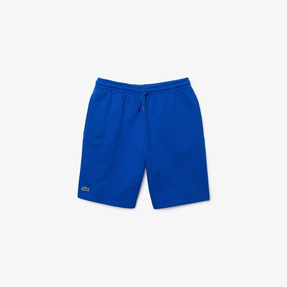 Lacoste SPORT Tennis Fleece Shorts Blue | HXW-468320