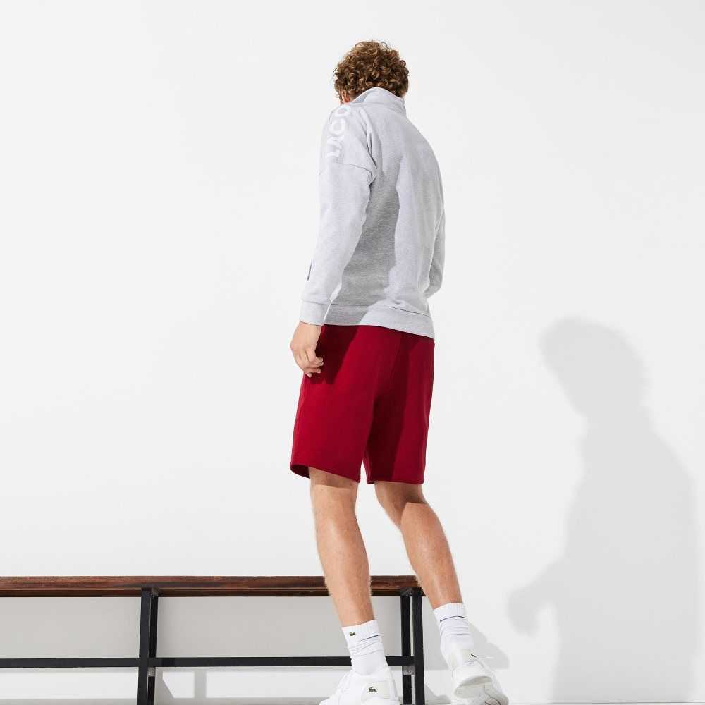 Lacoste SPORT Tennis Fleece Shorts Bordeaux | YVQ-217835