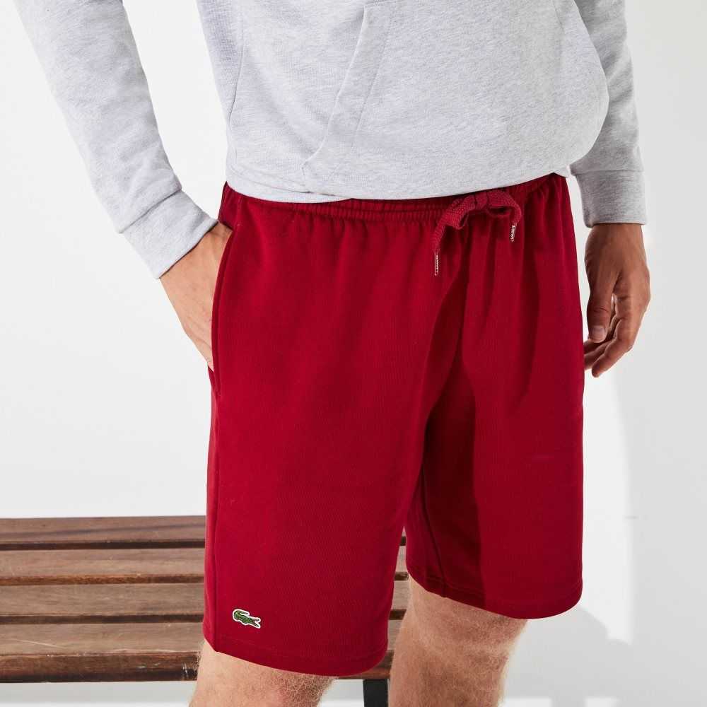 Lacoste SPORT Tennis Fleece Shorts Bordeaux | YVQ-217835