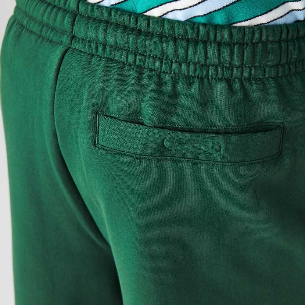 Lacoste SPORT Tennis Fleece Shorts Green | IWK-792603