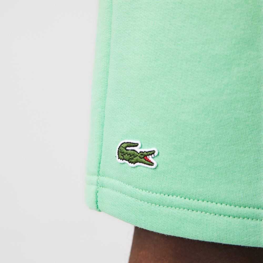 Lacoste SPORT Tennis Fleece Shorts Green | PFI-864179