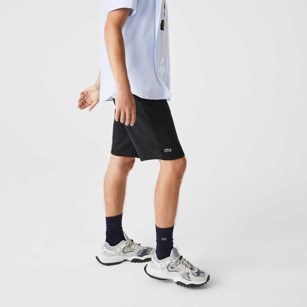 Lacoste SPORT Tennis Fleece Shorts Grey | EAL-719203