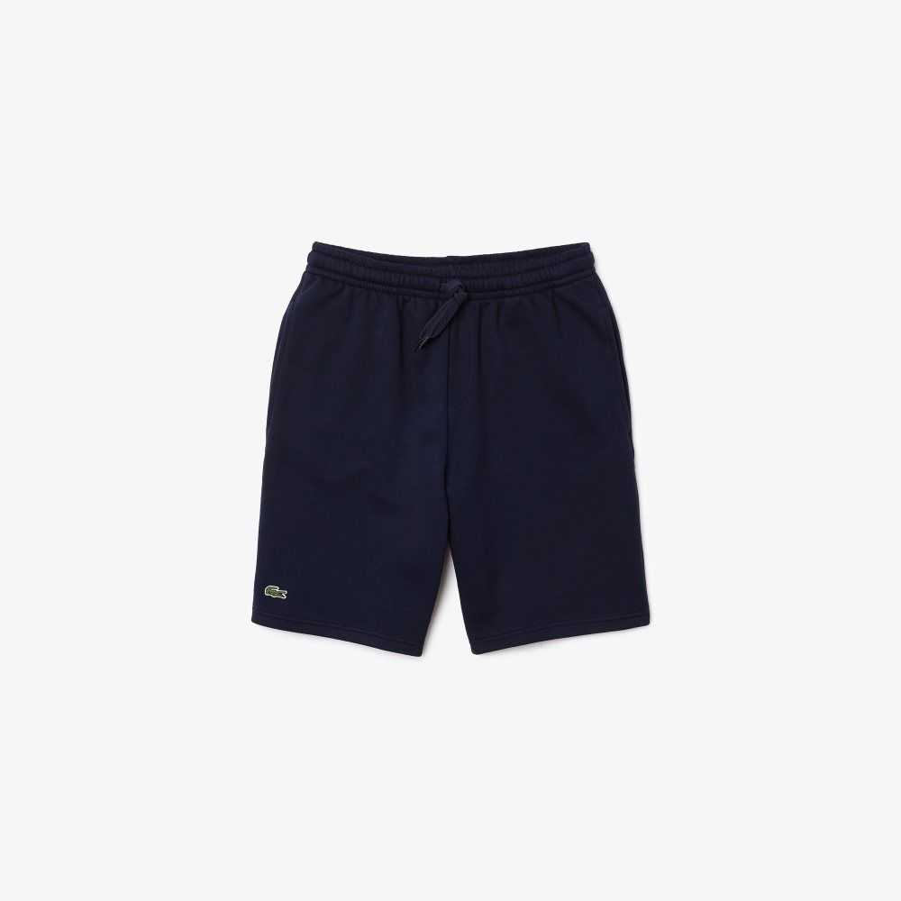 Lacoste SPORT Tennis Fleece Shorts Navy Blue | BFQ-149680