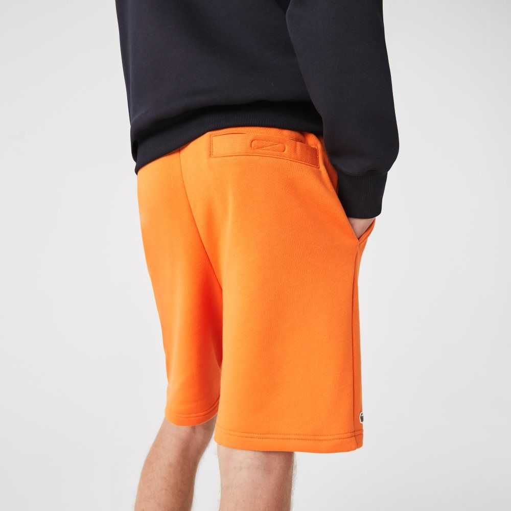 Lacoste SPORT Tennis Fleece Shorts Orange | OVX-270869